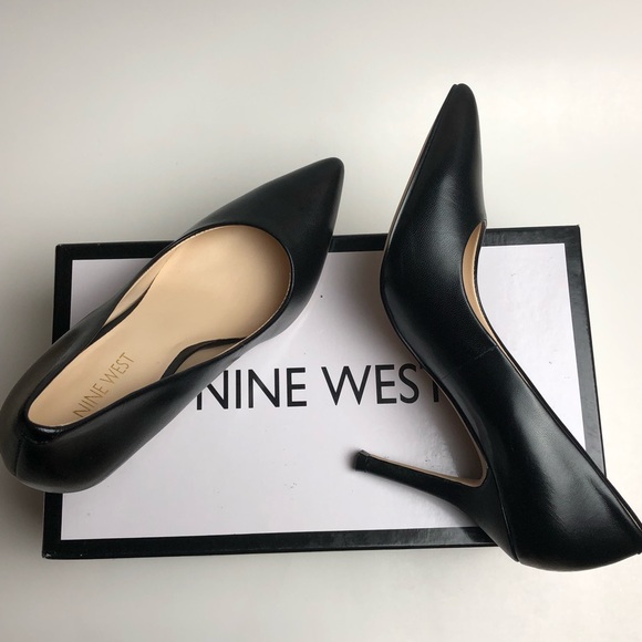 Nine West Shoes - Nine West Black New Flax Pointed Heels Pumps 5-1/2
